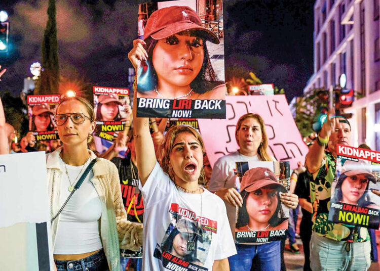 Miles exigen en Jerusalén el regreso de los rehenes