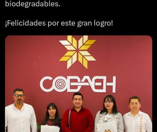 Alumnos de COBAEH ganan medalla de plata en certamen internacional de ciencias