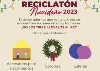 Realizan acopio de adornos navideños para Parque Ecológico Cubitos
