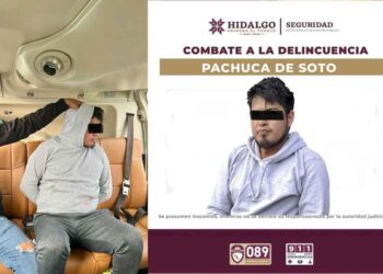 Detienen a líder criminal de Puebla, tras orinar en vía publica en Pachuca