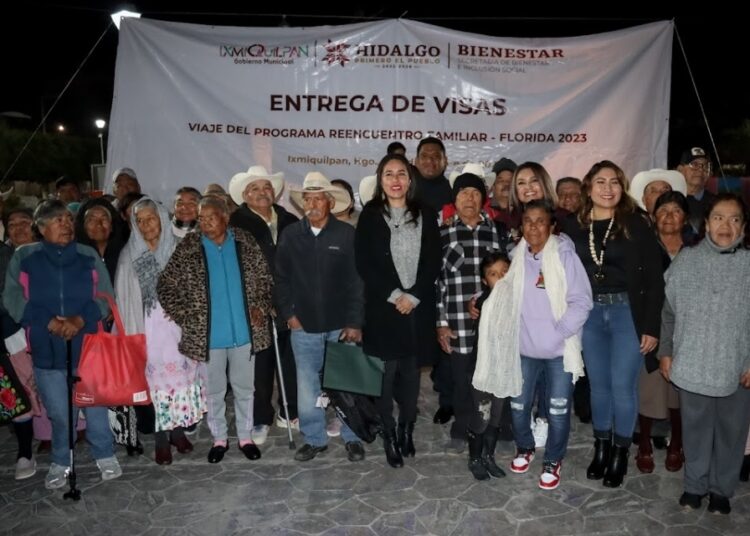 Hidalguenses viajaron a Florida para reencontrarse con sus hijos migrantes