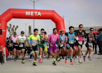Atletas destacaron durante el 8.° Duatlón Sprint, en el DESCTI