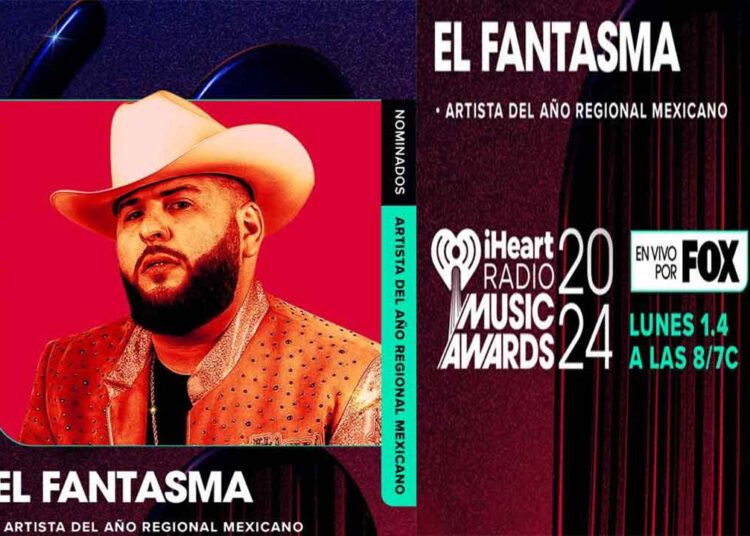 El Fantasma nominado para Iheart Radio Music Awards