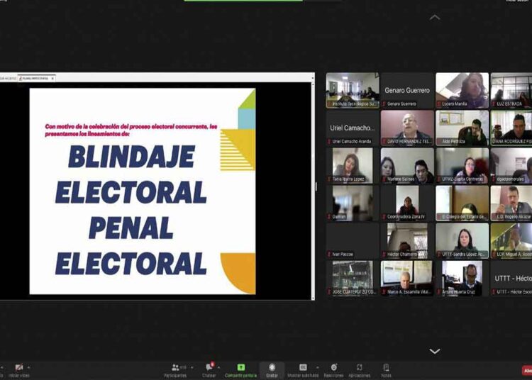 Capacita PGJEH a personal de SEPH para evitar delitos electorales