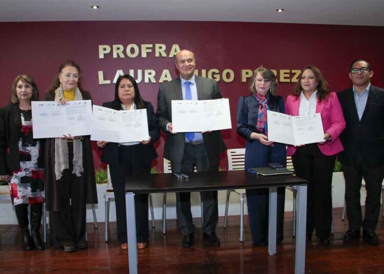 SEPH e IHE signaron convenio de colaboración con INE e IEEH