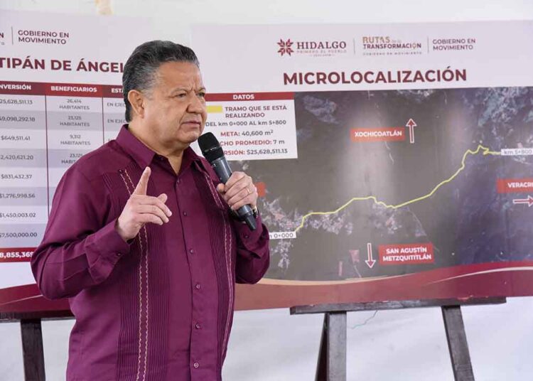Invierte gobierno de Hidalgo más de 400 mdp para atender distintas problemáticas en Zacualtipán