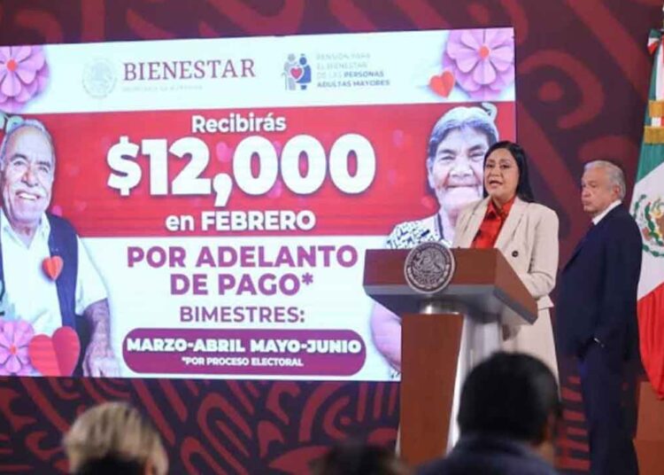 Del 29 de enero al 23 de febrero se realiza el pago adelantado de Pensiones y Programas de Bienestar
