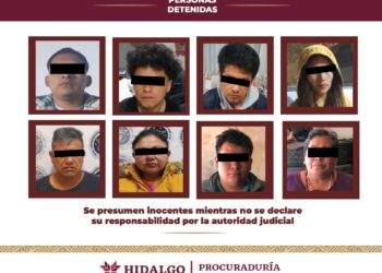 Caen 8 presuntos narcomenudistas en operativo de la PGJEH en Tizayuca, Francisco I. Madero y Mineral de la Reforma