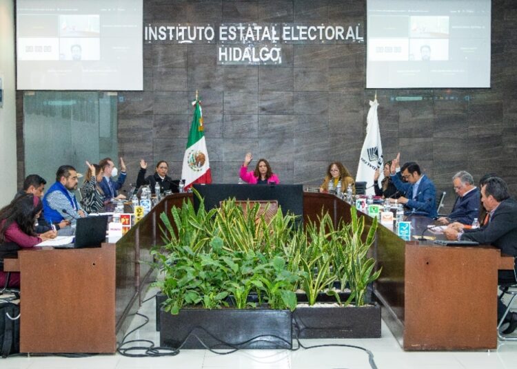 IEEH aprueba Reglas de Operación para el Sorteo de Lugares de Uso Común para la colocación de la propaganda electoral de las Elecciones Hidalgo 2024