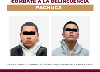 SSPH detiene a dos personas con 78 dosis de probable droga en Pachuca