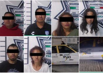 Policías de Pachuca detienen a banda de presuntos ladrones a casa habitación
