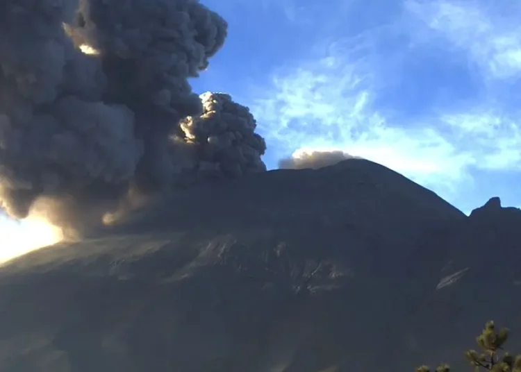 ¡Popocatépetl aumenta exhalaciones!