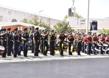 Realizan premiación del concurso de Bandas de Guerra 2024