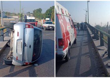 Accidente automovilístico en la carretera Tula-Tlahuelilpan