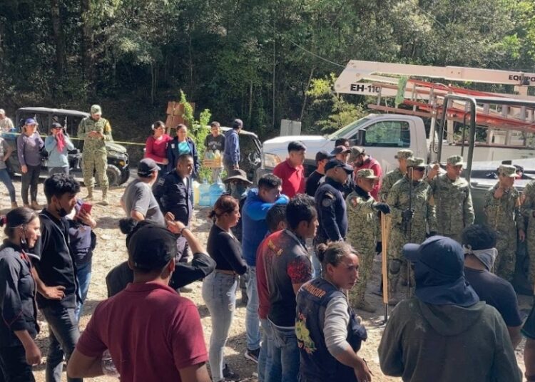 Autoridades y pobladores de Hidalgo se unen para combatir incendios forestales