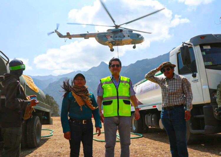 Incendio en Nicolás Flores: 85% controlado y 70% sofocado