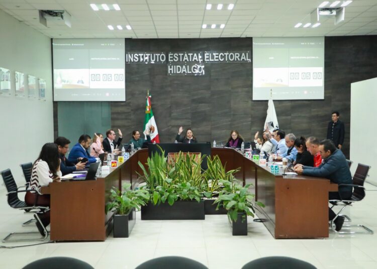 IEEH aprueba registros de Candidaturas de Partidos Políticos y Candidaturas Comunes para contender por las Diputaciones Locales 2024