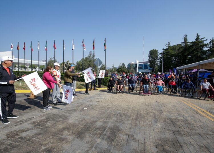 Disfrutan familias Primera Rodada Recreativa Garza FINI