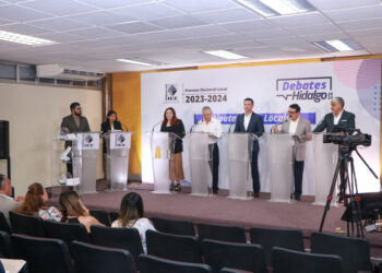 IEEH realiza Debate de Diputaciones Locales del Distrito 11 de Tulancingo de Bravo