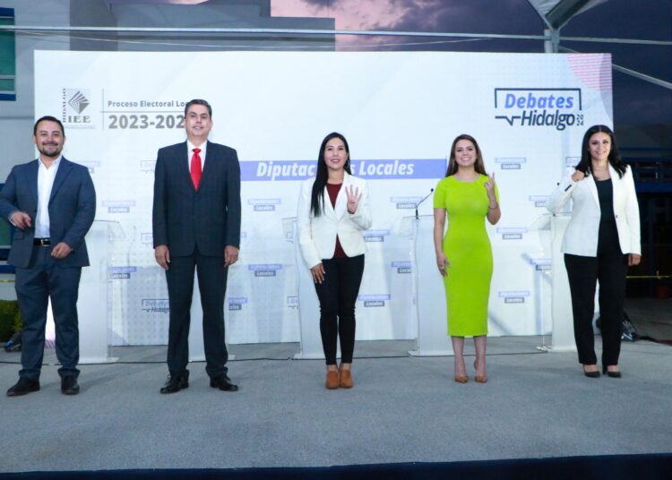 IEEH realiza Debate de Diputaciones Locales del Distrito 17 Mineral de la Reforma