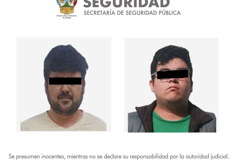 Detienen a dos pederastas que operaban en Hidalgo y Estado de México