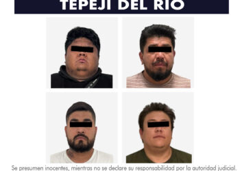 Desarticulan banda dedicada al robo de transporte de carga en Tepeji