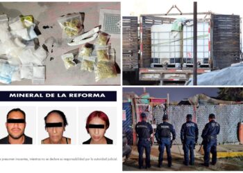 Mediante operativos detienen a tres personas por robo de combustible y narcotráfico en Hidalgo