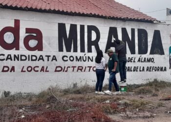 Vandalizan bardas de Hilda Miranda