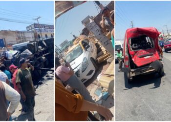 Aparatoso accidente en la Bajada de la Muerte en Tulancingo deja al menos una persona sin vida