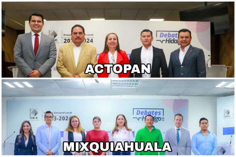 IEEH realiza Debates de Diputaciones Locales de los Distritos 08 Actopan y 07 Mixquiahuala de Juárez