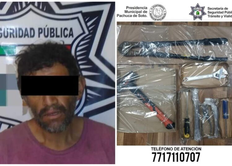 Detienen a un hombre por presuntamente robar y dañar la infraestructura del Tuzobús