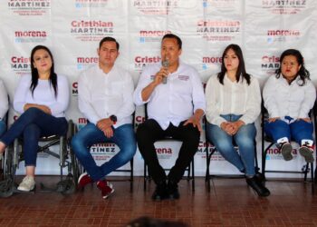 Venimos a hacer una campaña de propuestas y trabajo: Cristhian Martínez