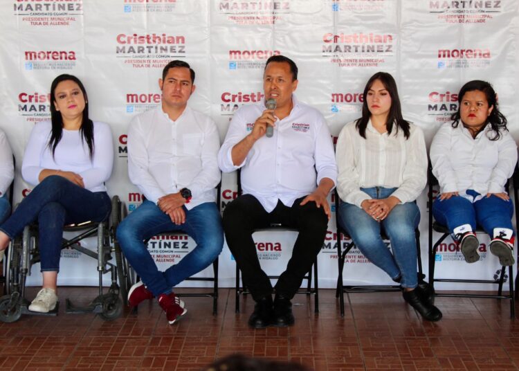 Venimos a hacer una campaña de propuestas y trabajo: Cristhian Martínez