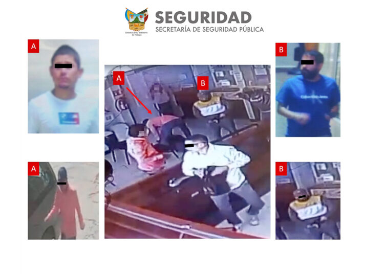 Detienen a tres presuntos asaltantes de casa de empeño en Pachuca