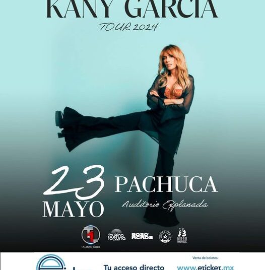 ¡Kany García conquistará Pachuca con su “Tour 2024”!