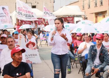 En Morena venimos con hechos y realidades: Simey Olvera