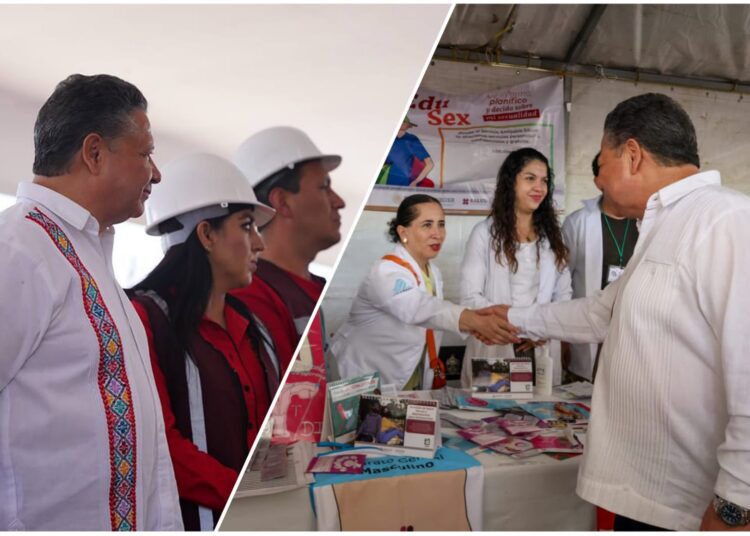 Gobernador de Hidalgo supervisa obras educativas en el Altiplano