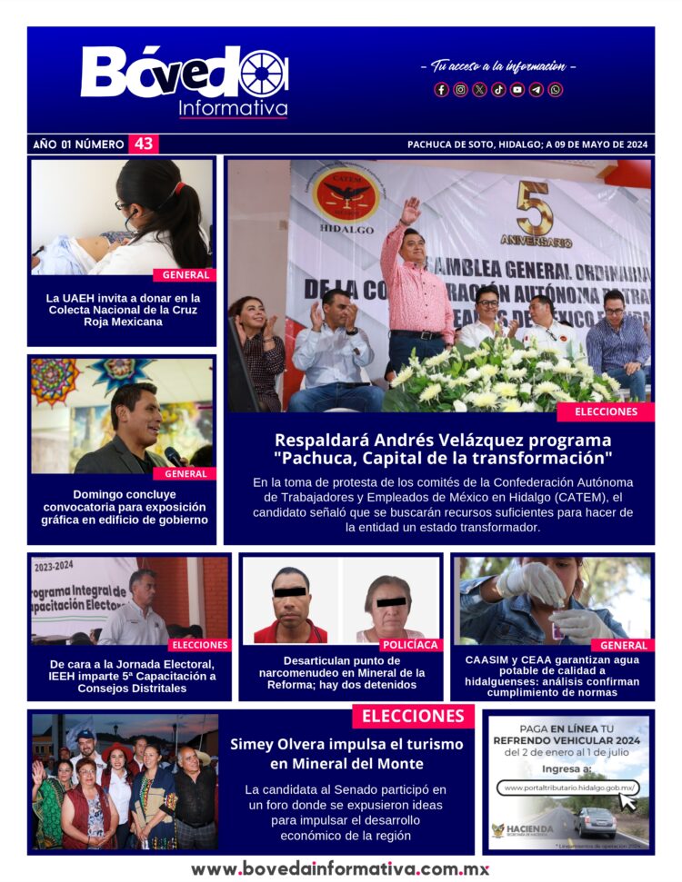 Jueves, 09 de mayo de 2024