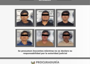 En Zempoala PGJEH detuvo a seis personas por narcomenudeo
