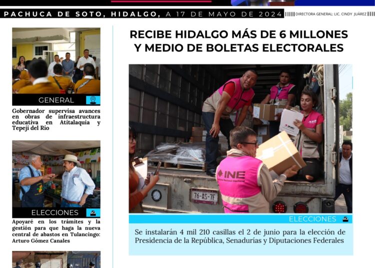 Viernes, 17 de mayo de 2024