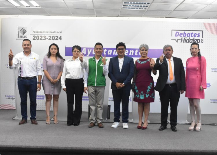 IEEH realiza debates de los Ayuntamientos de Progreso de Obregón, Atitalaquia y Mixquiahuala de Juárez