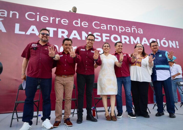 Hay que votar 5 de 5 a favor de Morena: Jorge Reyes