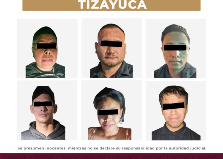 Cae red de narcomenudeo en Tizayuca: seis detenidos y más de 300 dosis aseguradas