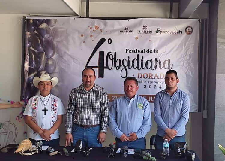 Celebrarán en Epazoyucan el 4.o Festival de la Obsidiana Dorada