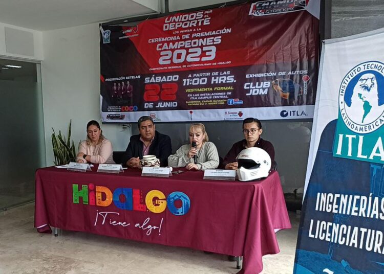 Celebrarán a campeones de automovilismo de Hidalgo