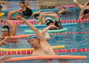 Realiza IMSS Hidalgo Acuazumba en Centro de Seguridad Social de Pachuca