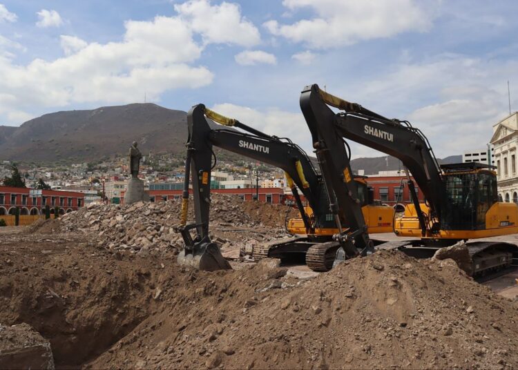 ¡Plaza Juárez lista para el Grito! Trabajos avanzan a paso firme