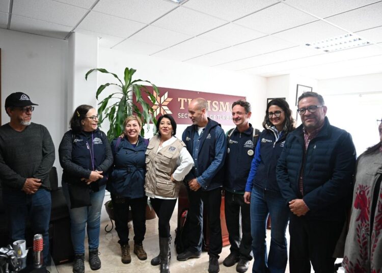 Especialistas recorren geositios del Geoparque Mundial de la Unesco Comarca Minera