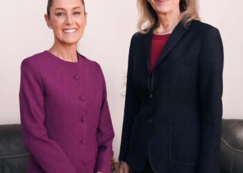 Nuestro interés es seguir con una relación de igualdad y colaboración entre ambos países: Claudia Sheinbaum se reúne con Elizabeth Sherwood-Randall