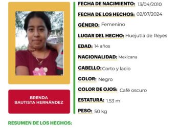 Ficha de Búsqueda a nombre de Brenda Bautista Hernández